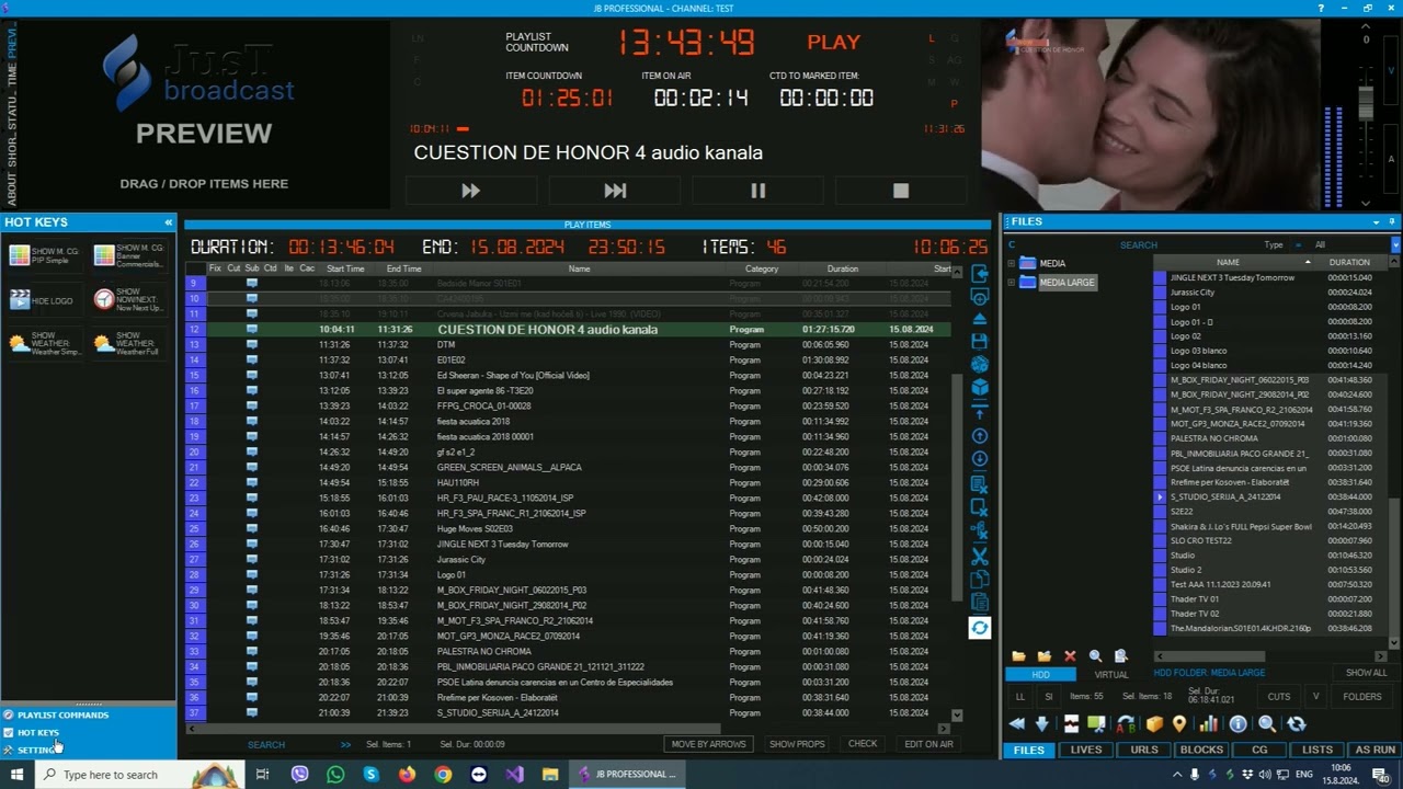 Just Broadcast Professional Playout