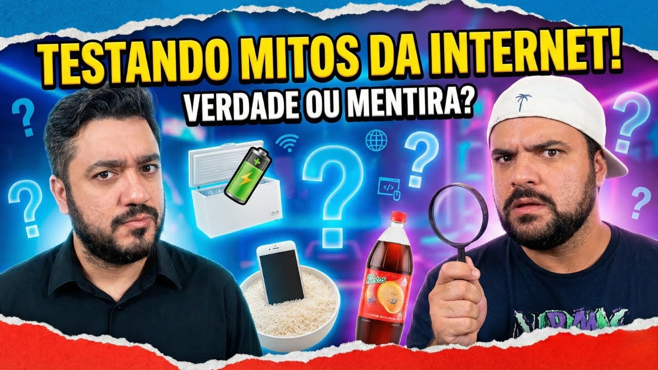 TESTAMOS 5 MITOS DA INTERNET. (VERDADE OU MENTIRA?)