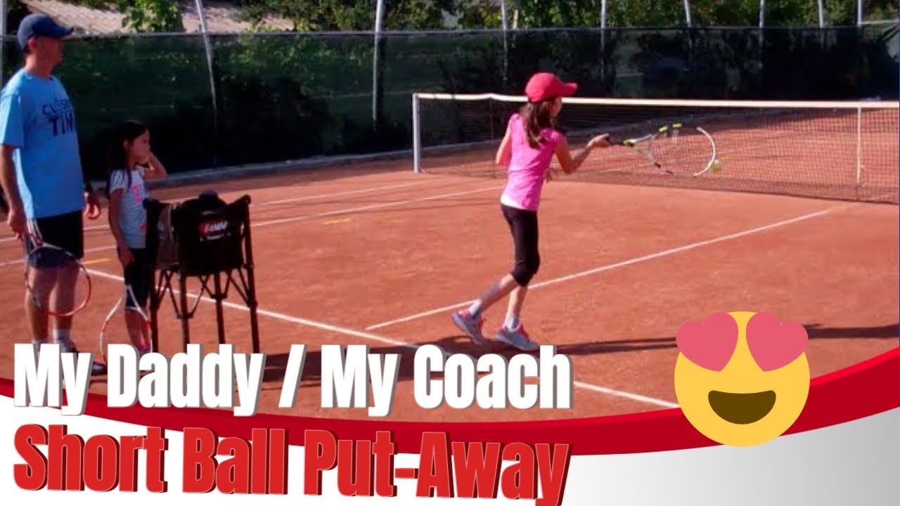 Short Ball Put-Away - Live Tennis Lesson with Kids # 21