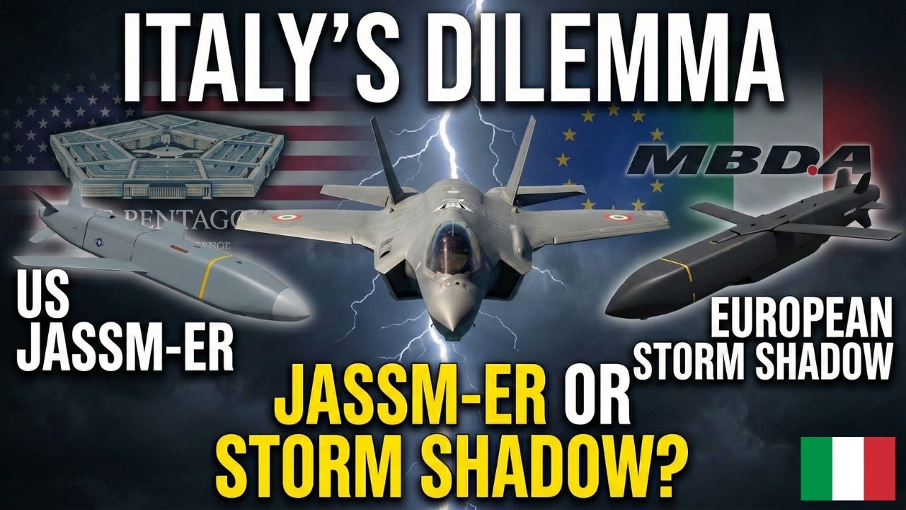 Italy&rsquo;s F-35 Dilemma: US JASSM-ER vs. European Storm Shadow