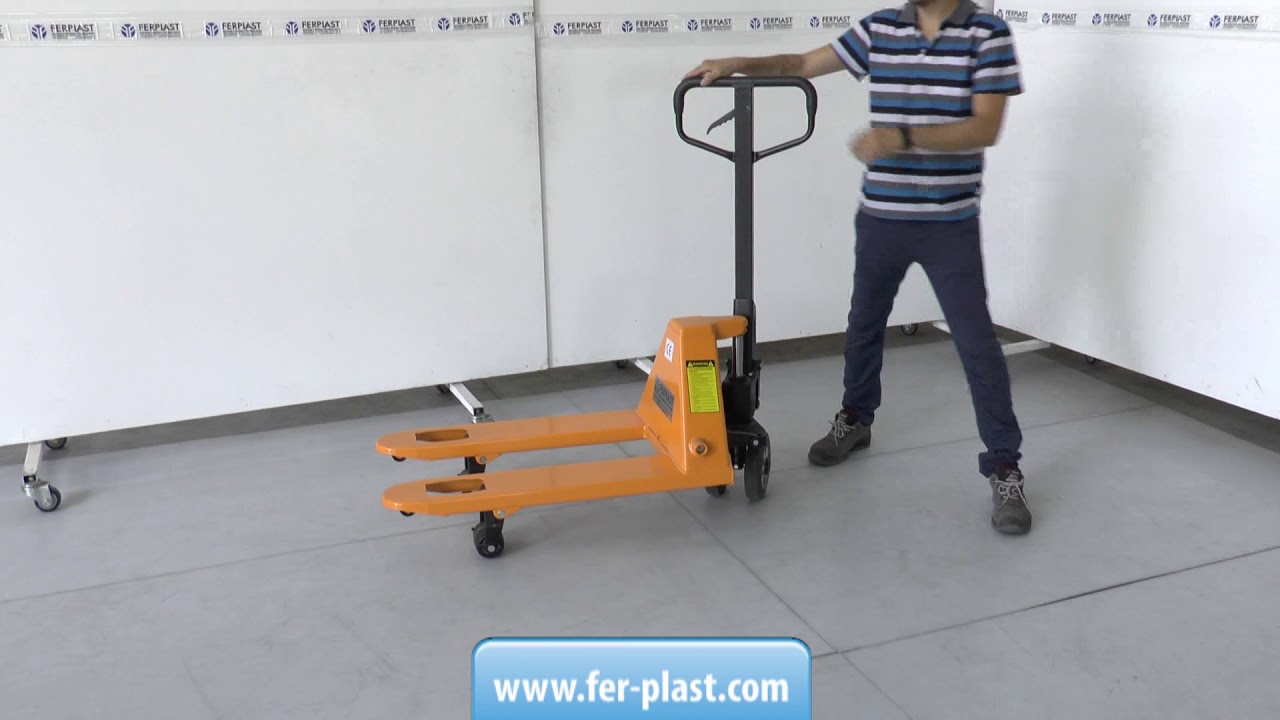 Transpallet manuale con forche corte FPBF25 L800 - www.fer-plast.com