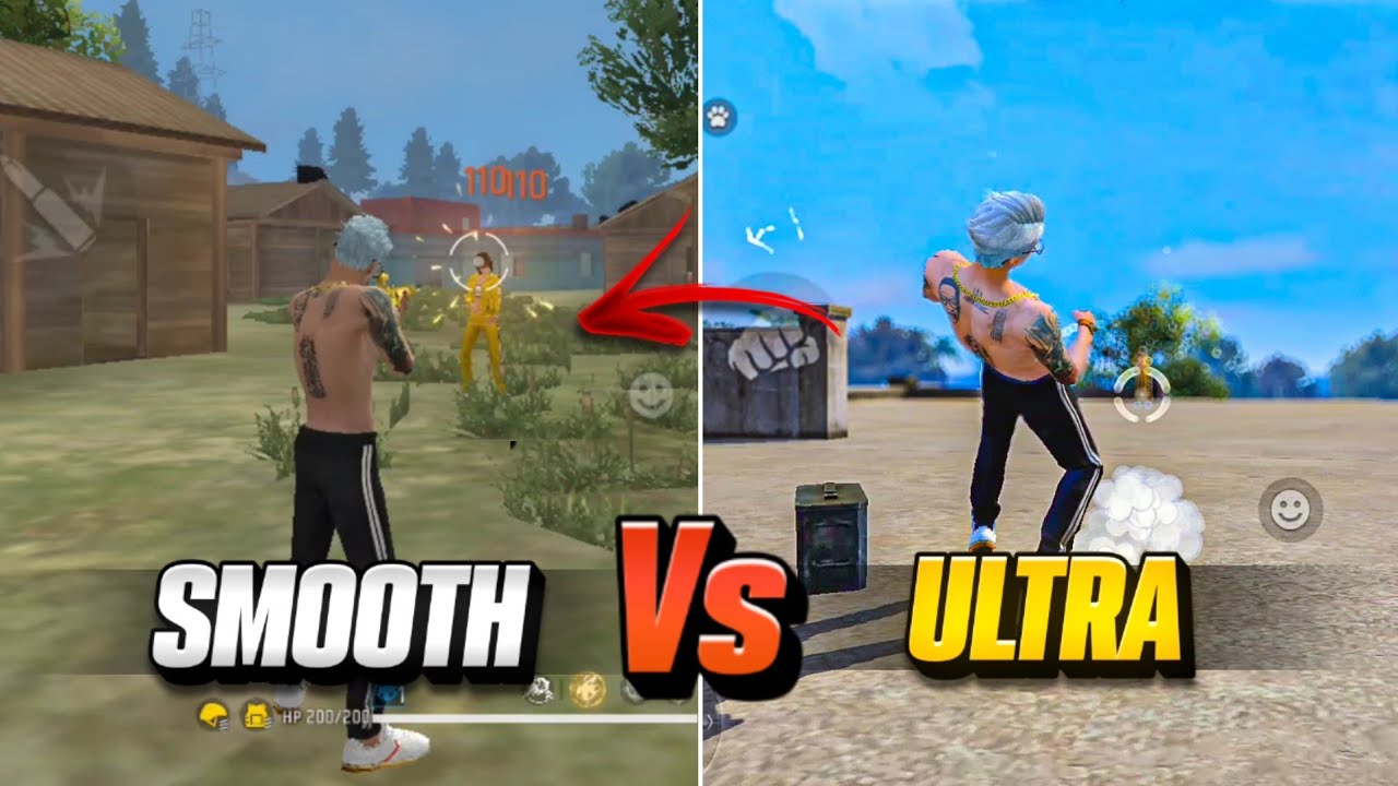 ( SMOOTH VS ULTRA ) Which is best for Headshot in free fire? #PlayGalaxy