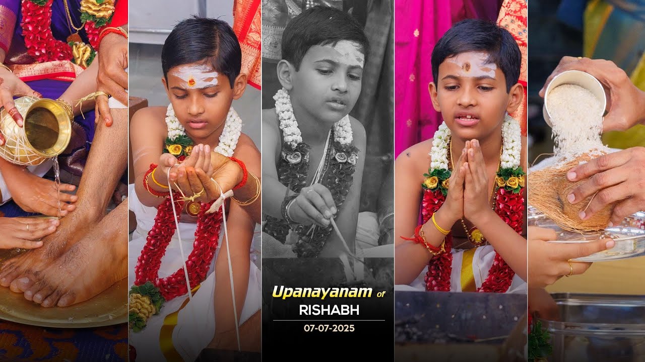 Upanayanam Ceremony Rishabh | 2025 | Balaji Digital Vision |