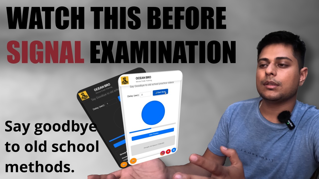 Goodbye to old school Morse code Practice Video 