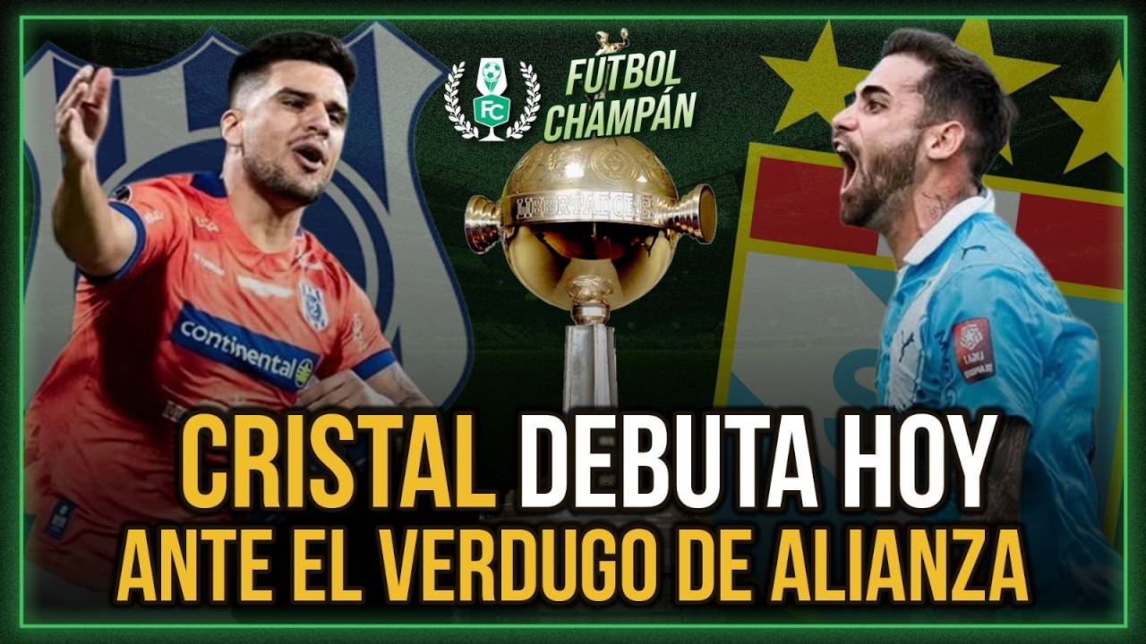 FÚTBOL CHAMPÁN: CRISTAL BUSCA LA CLASIFICACIÓN EN 🇵🇾 , AQUINO ASEGURA NO ESTAR LESIONADO