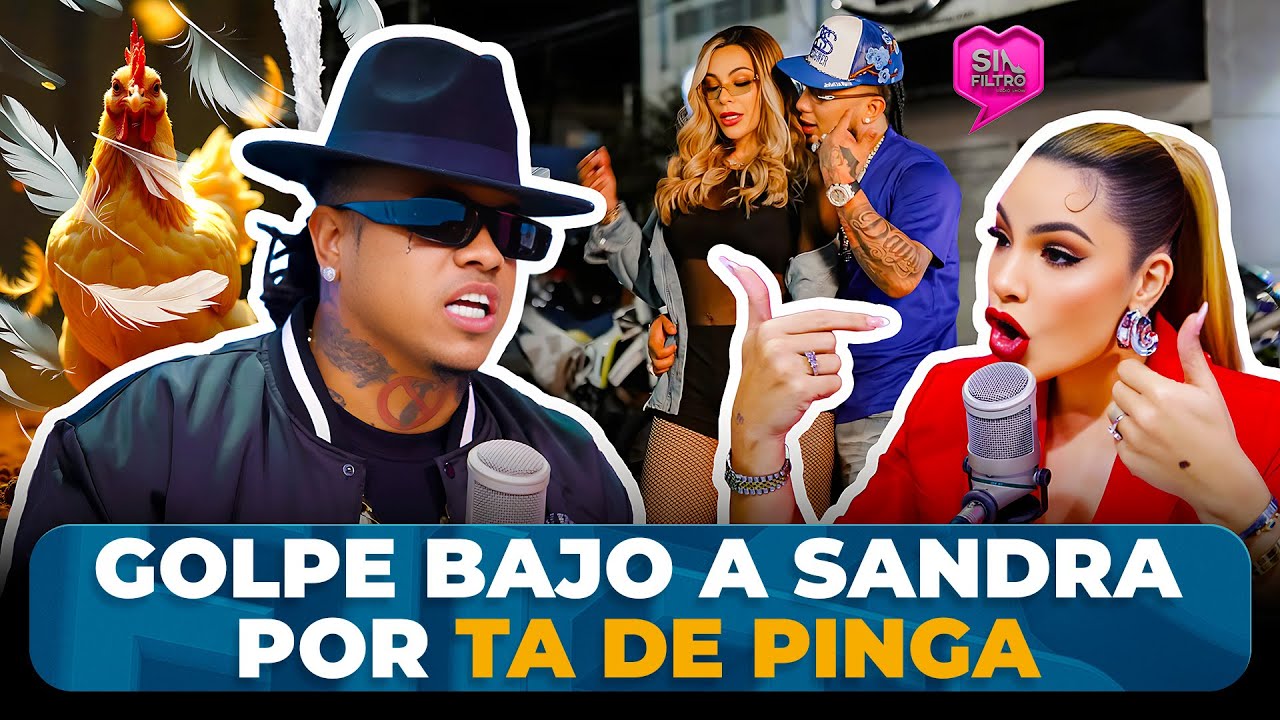 SHELOW SHAQ DA GOLPE BAJO A SANDRA BERROCAL POR TA DE PINGA Y DESPLUMA AL POLLERO