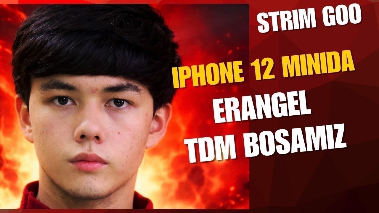 STRIM GOO IPHONE 12 MINIDA ERANGEL TDM BOSAMIZ 🙂SherzodYT_PUBG