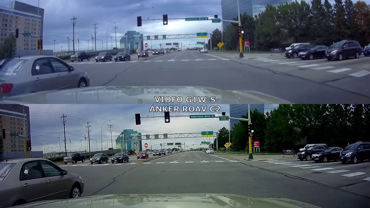 Anker Roav C2 vs Viofo G1W-S [1080p30 Day]