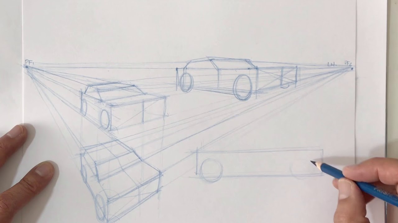 VIDEO 30 PERSPECTIVA Y DIBUJO DE AUTOS