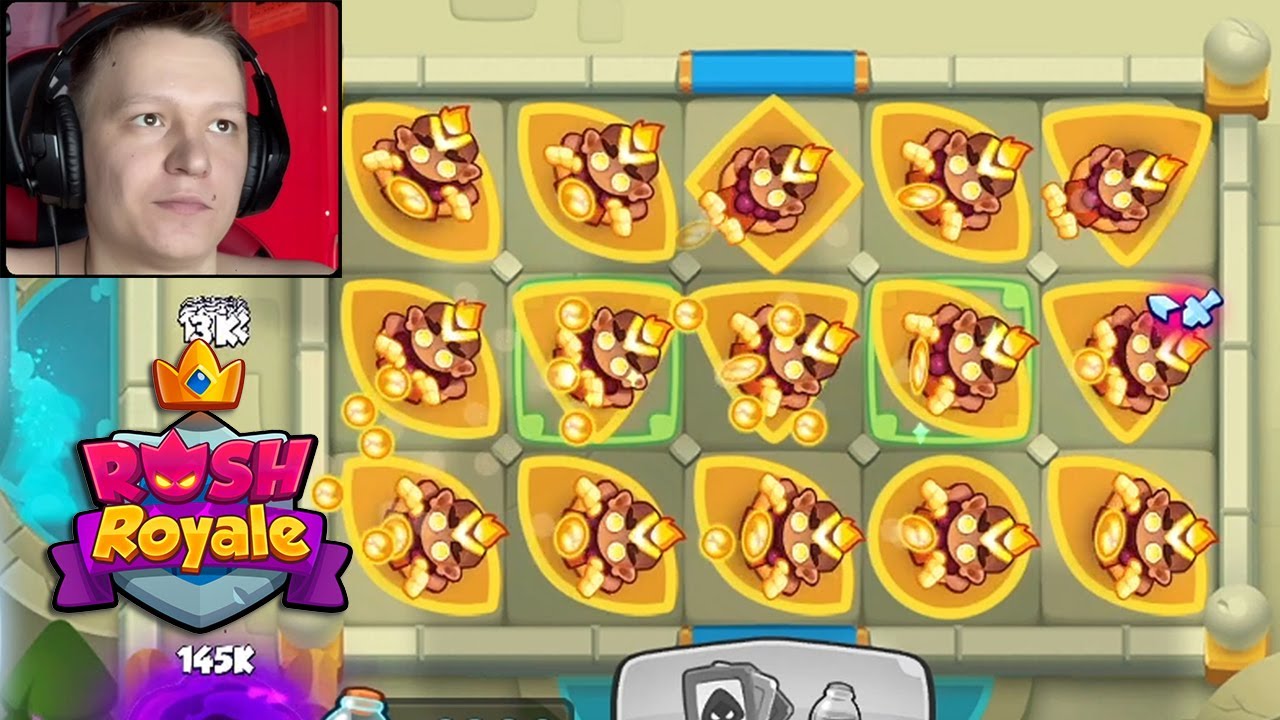 HOW TO PUT ALL THE MONKS in RUSH ROYALE GUIDE