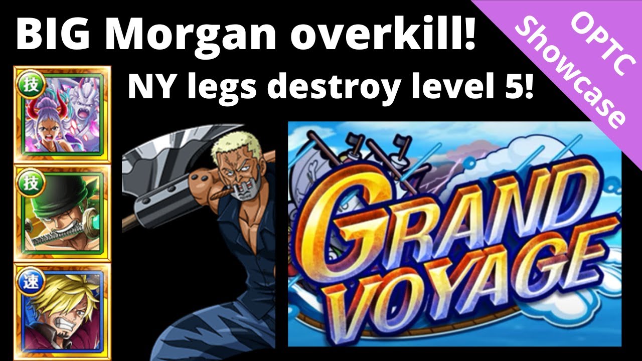 Больше ИЗДЕВАТЕЛЬСТВ от GV Morgan lvl 5! v2 Ямато и Зоро/Санджи с БЕЗУМНЫМ перебором! OPTC Grand ...
