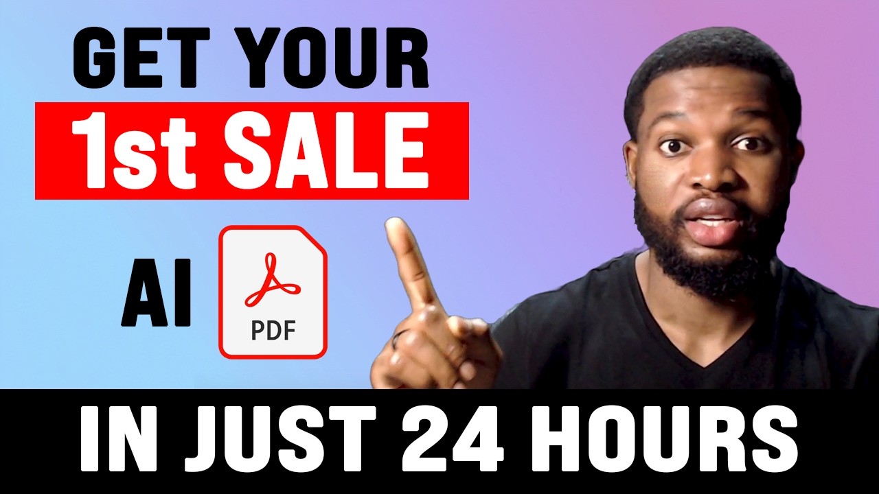 How to sell your first AI PDFs (for FREE) | Create & Sell Ebooks Online Using AI