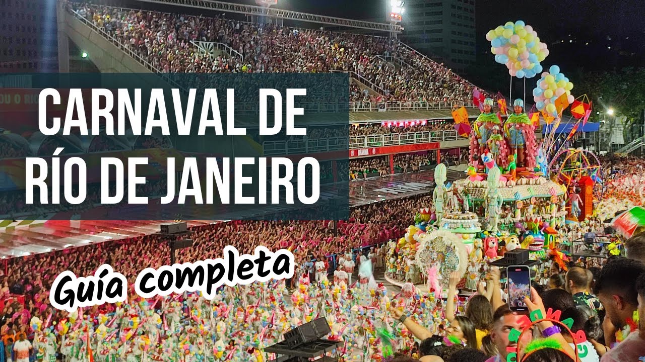 CARNAVAL de RÍO DE JANEIRO 🎉  ¿Qué entrada comprar? 🤔 ¿Cómo llegar al Sambódromo? | Toda la info