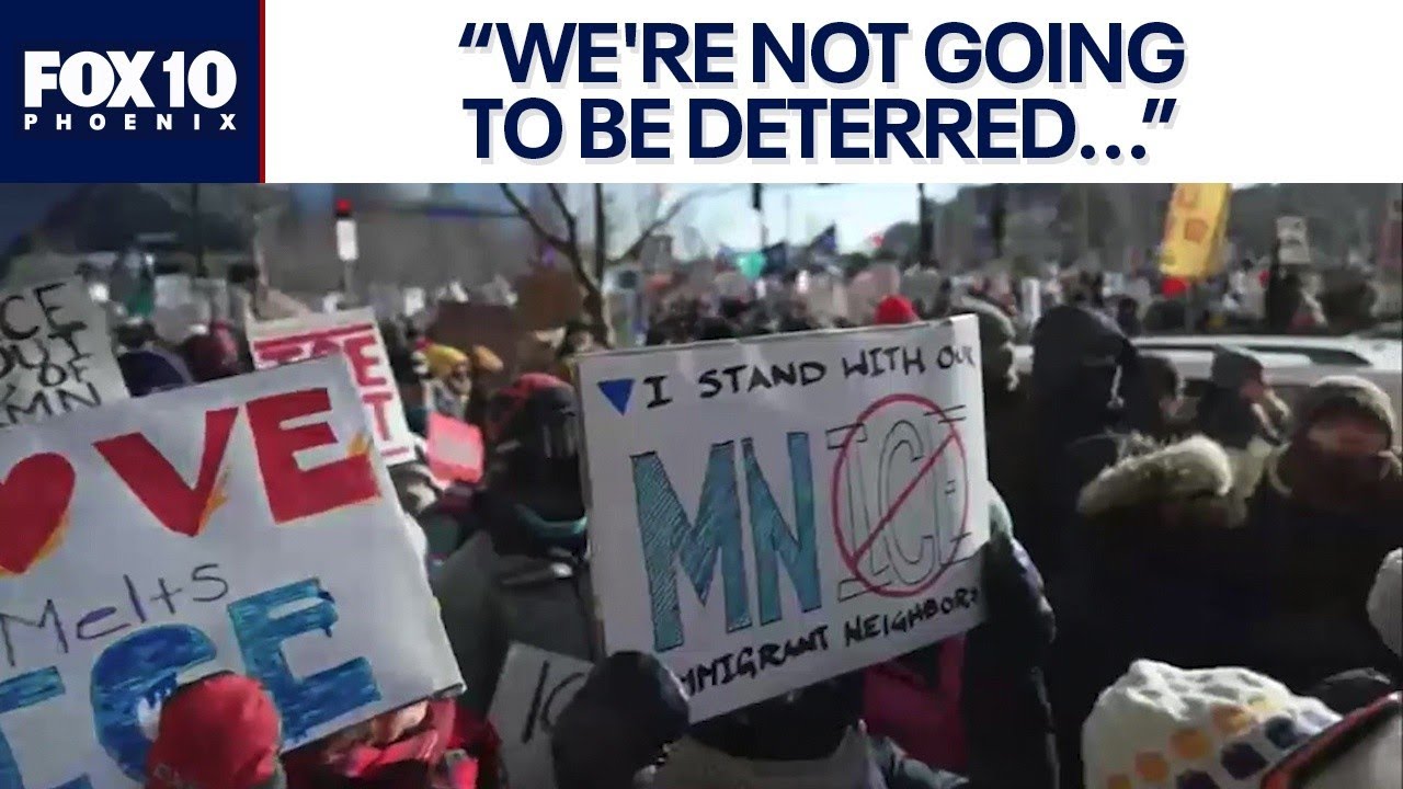 Protests against ICE continue in Minneapolis | FOX 10 Phoenix