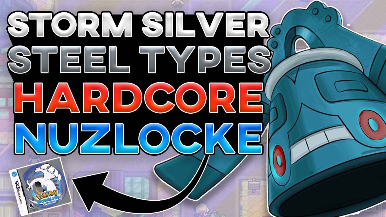 Can I Beat A Pokemon Storm Silver Hardcore Nuzlocke With Only STEEL Types?! (Rom Hack)