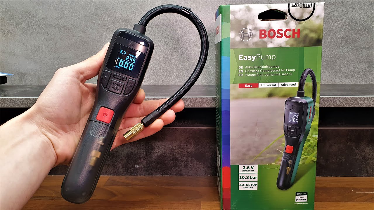 BOSCH Easy Pump - Cordless Air Pump UNBOXING and REVIEW
