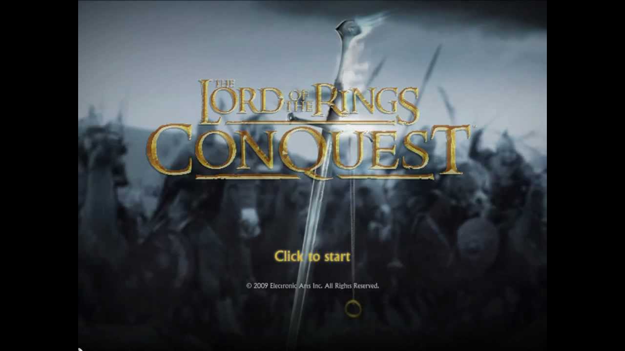 The Lord of The Rings Conquest Main Menu Music