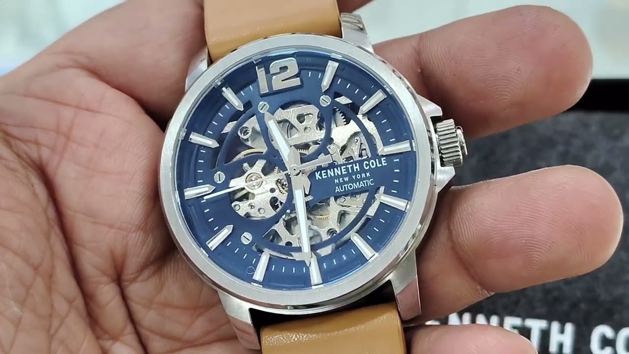 Kenneth Cole Automatic Watch Review | Kenneth Cole Skeleton Watch #pure_hindustani #guptawatchco
