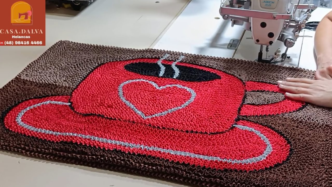 Tapete de frufru Xícara ☕☕☕