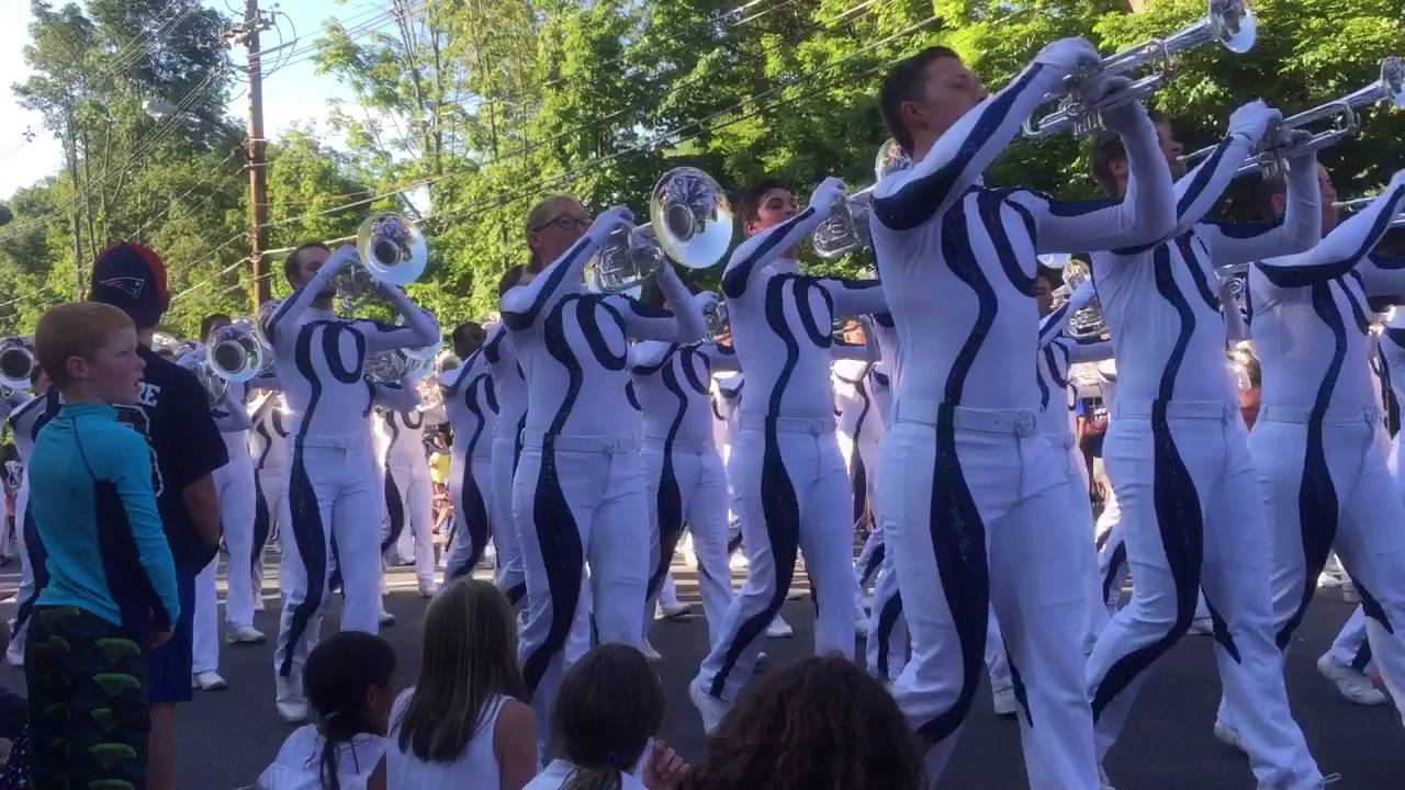 Bluecoats in 4th of July parade