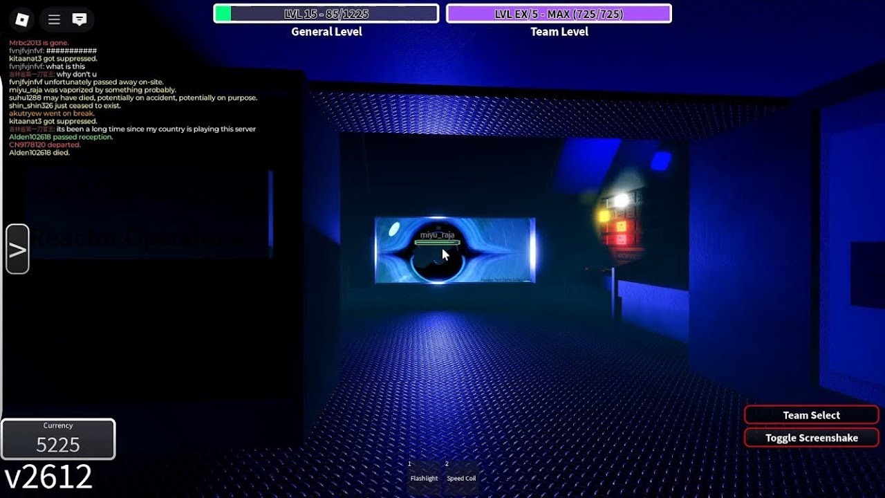 Roblox - Reactor Test Game Freezedown