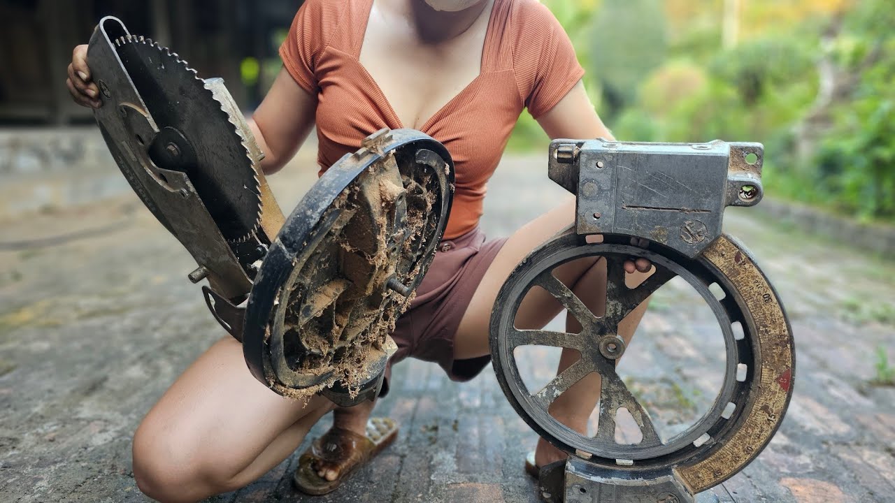 Repair of broken electric cutting machine severely damaged - Genius Electric Motor Repair.