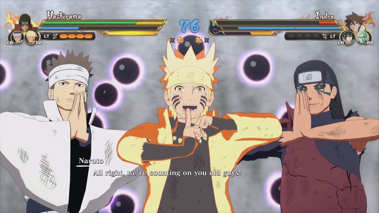 Ashura x Hashirama x Naruto v Indra x Madara x Sasuke - Naruto x Boruto UNSC