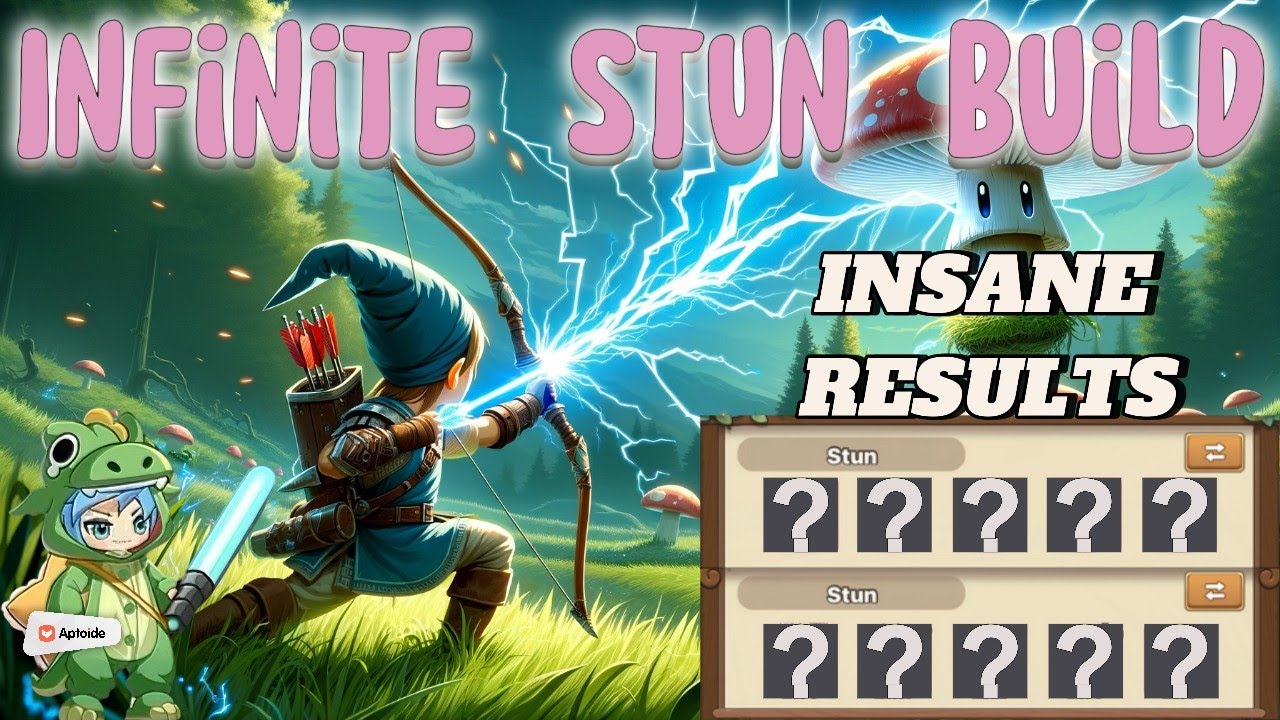 NEW INFINITE STUN/SHIELD BUILD!! Legend of Mushroom