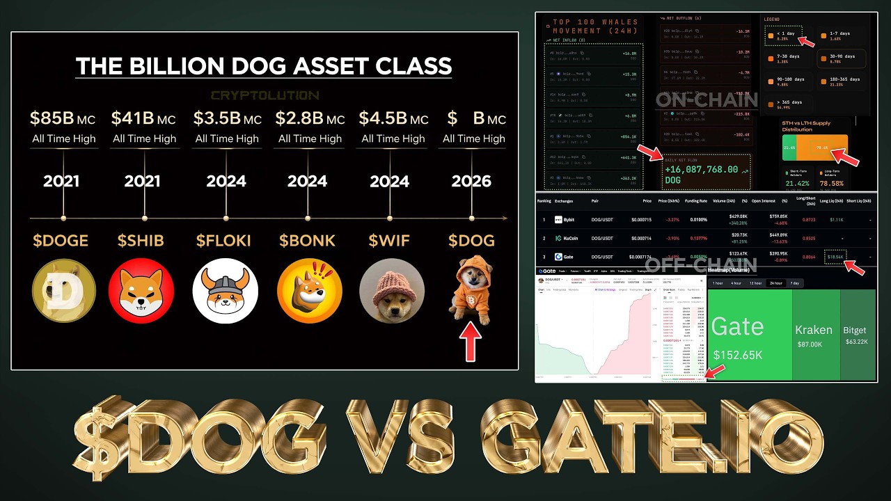 $DOG (On-Chain Strong) vs Gate.io (Off-Chain Manipulation) -  DON'T BE FOOLED‼️