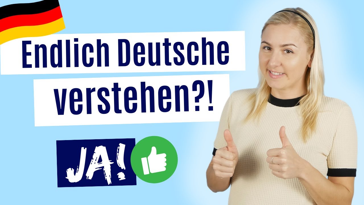 Mit dieser Übung verstehst du deutsche Muttersprachler!