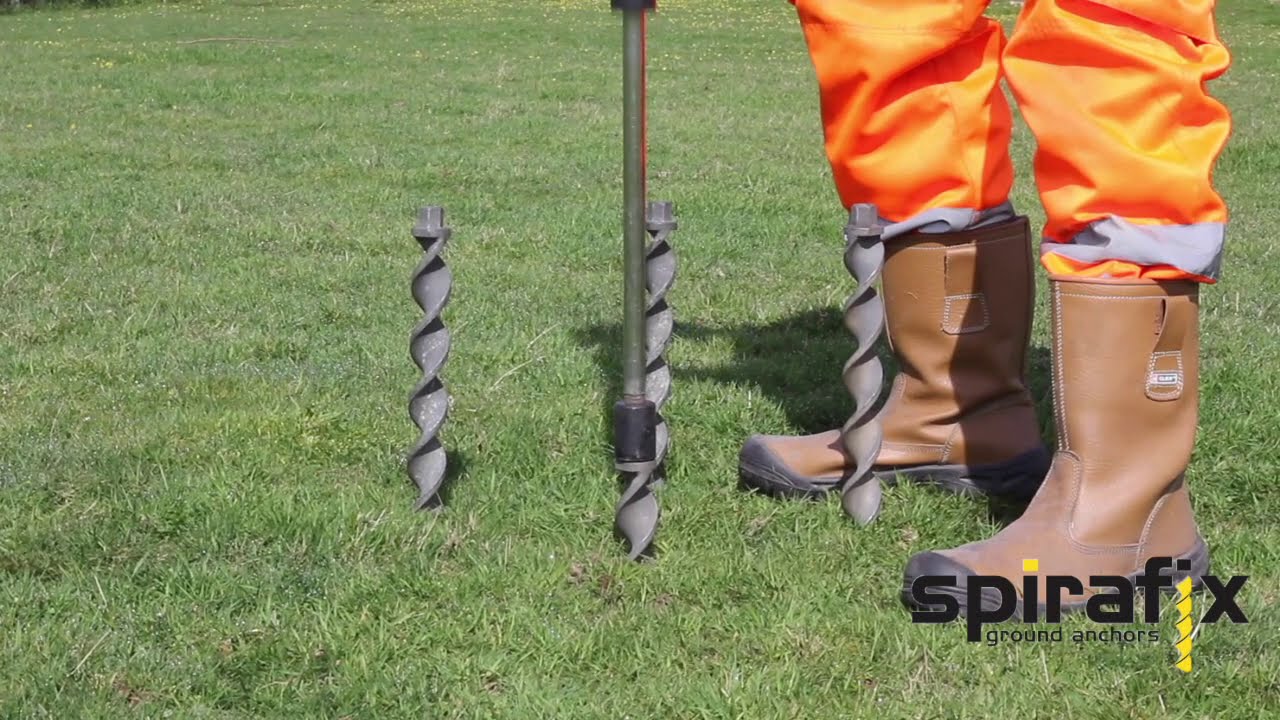 Installation of Spirafix bracket to suit 40 MM AC Ground Anchors