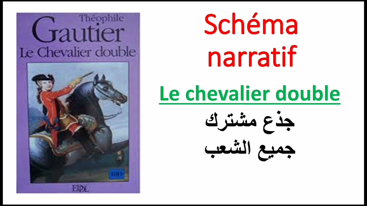 le schéma narratif du cheval double الفارس المزدوج