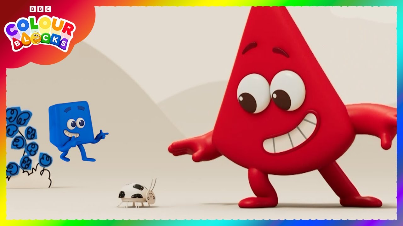 Can you Spot Blue?! | Find the Colourblock Game | Kids learn colours | @colourblocks