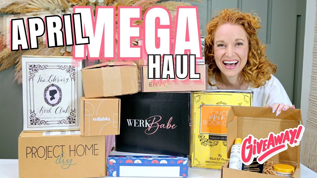 Monthly Subscription Boxes - April 2023 | Mega Unboxing of Subscription Boxes