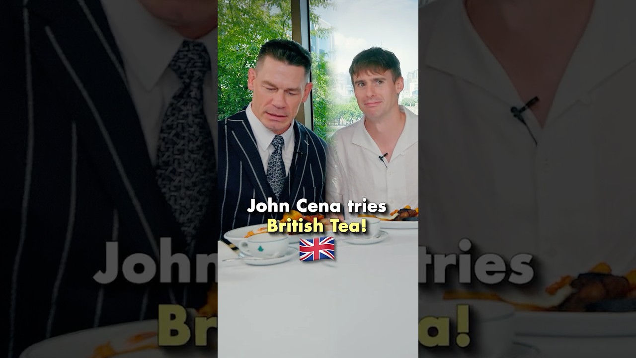 John Cena tries REAL British Tea!