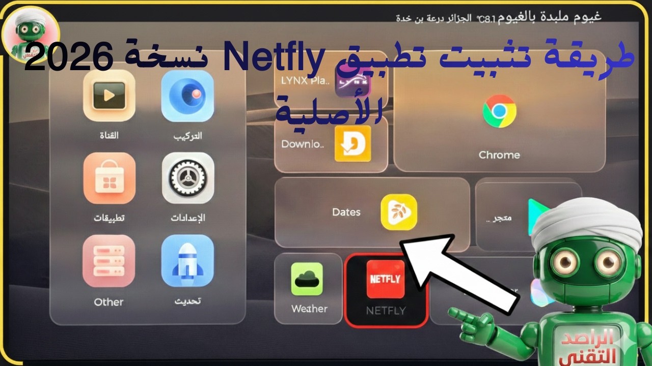 طريقة تثبيت تطبيق Netfly نسخة 2026 الأصلية على جميع الشاشات (أفضل تطبيق ترفيهي)