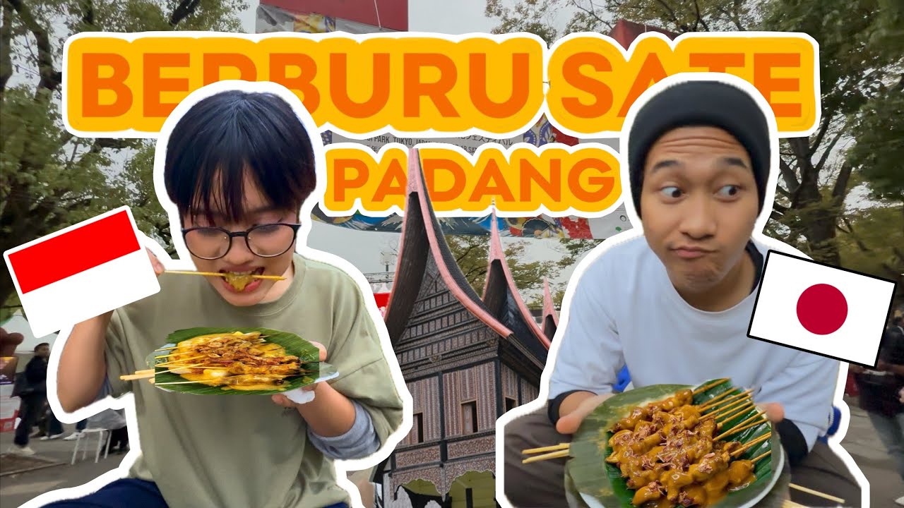 SATE PADANG RP170 | berburu makan di yoyogi park 