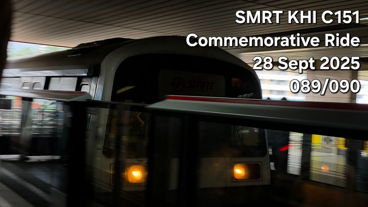 [Exclusive!] SMRT KHI C151 Commemorative Ride (089/090) - Outsider point of view at AMK Station
