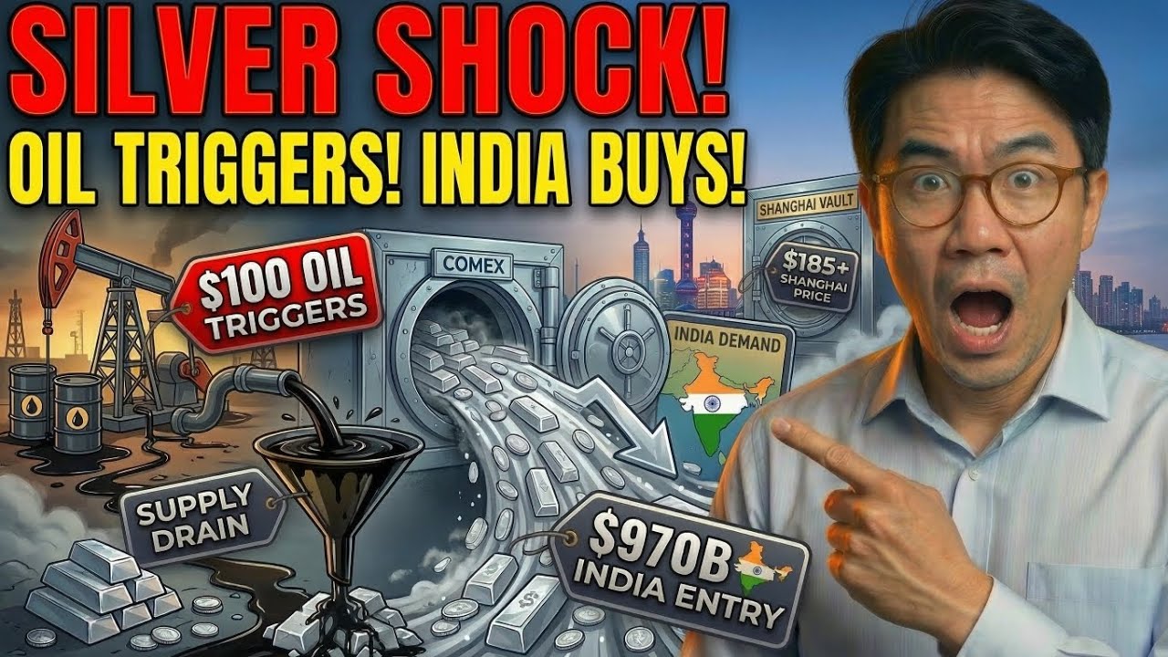 $100 Oil Just Triggered a Silver Shock — Supply Crisis Growing as India’s $970B Enters