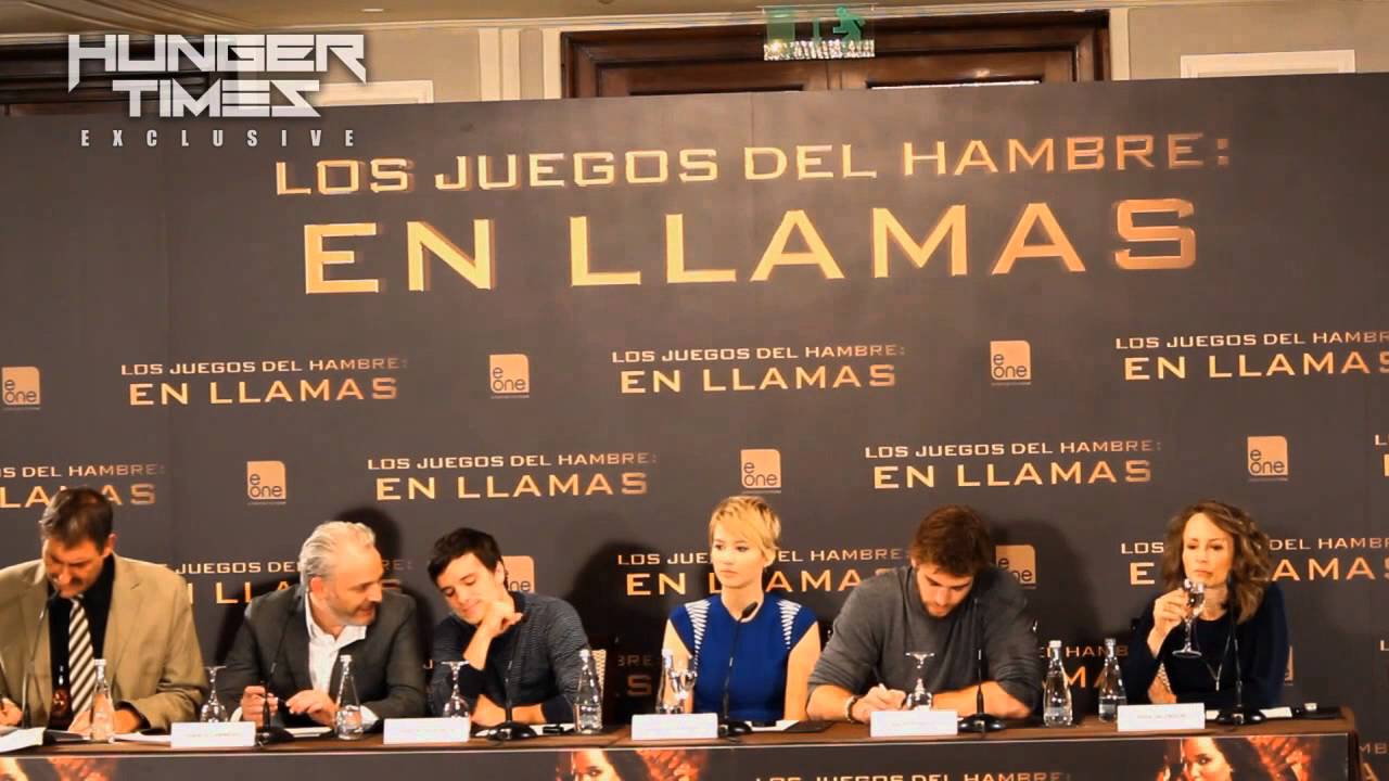 Hunger Times EXCLUSIVE: 'Catching Fire' cast & crew at Madrid Press Conference (PART 3/3)