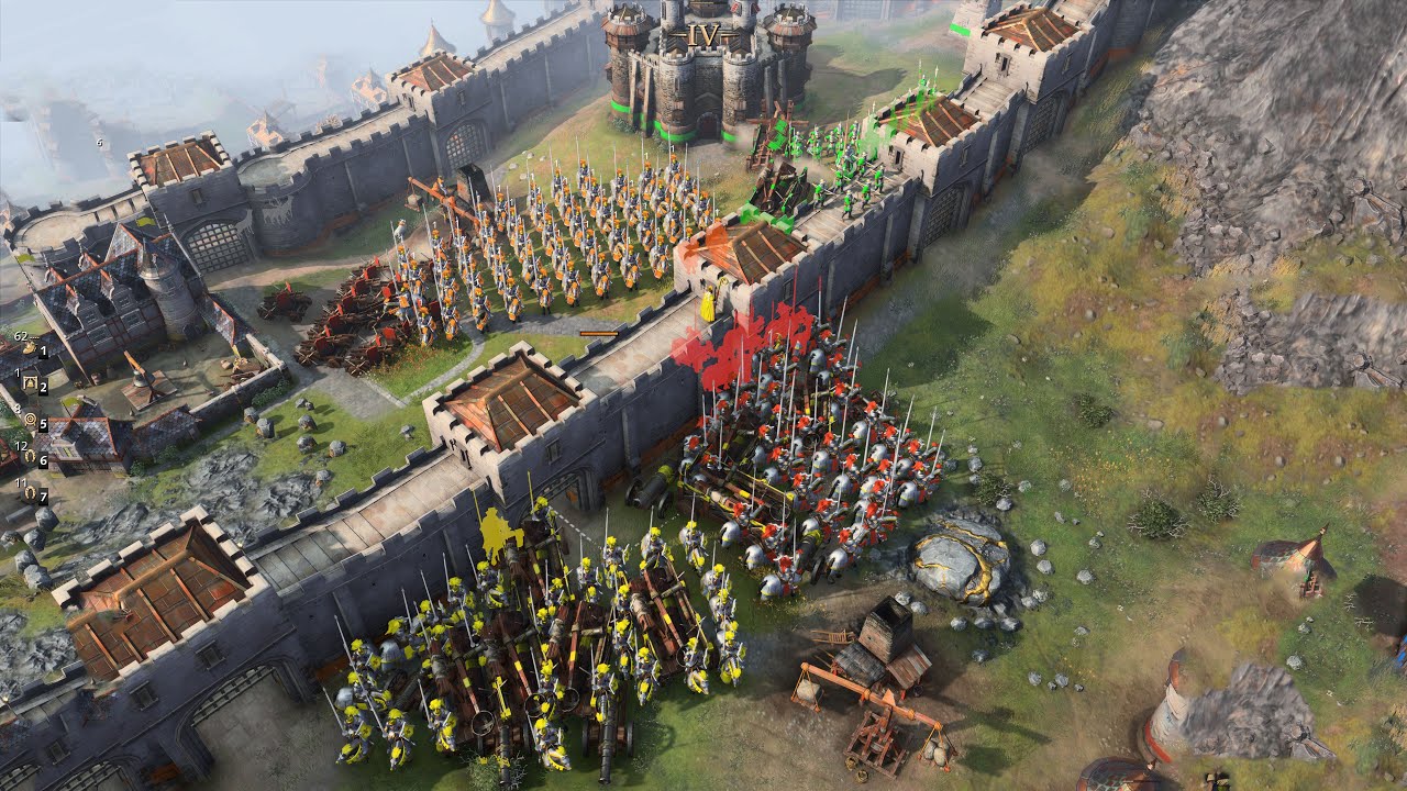Age of Empires 4 - 4v4 UNSTOPPABLE FRENCH ASSAULT | Multiplayer Gameplay