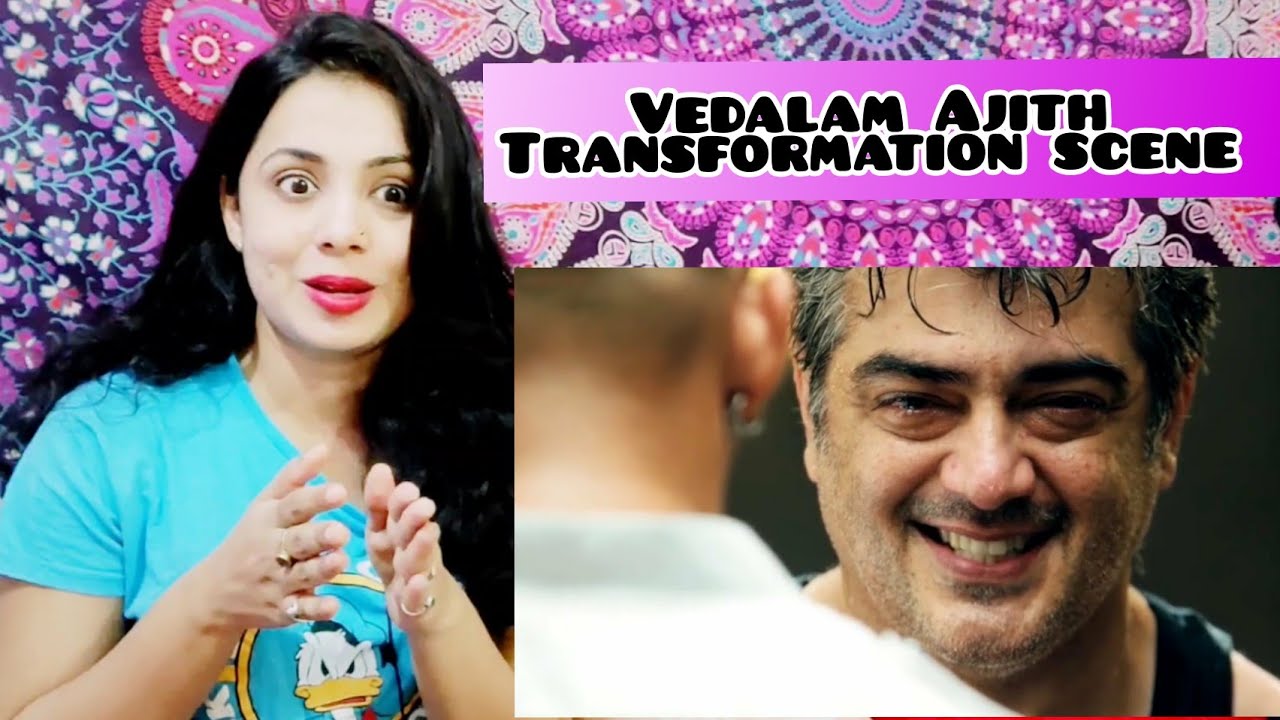 Vedalam Ajith Tranfomation Scene | Thala Ajith Best Scene From Vedalam | Reaction | Nakhrewali Mona