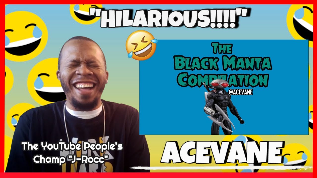 Acevane The Black Manta Compilation REACTION!! 😂😂😂