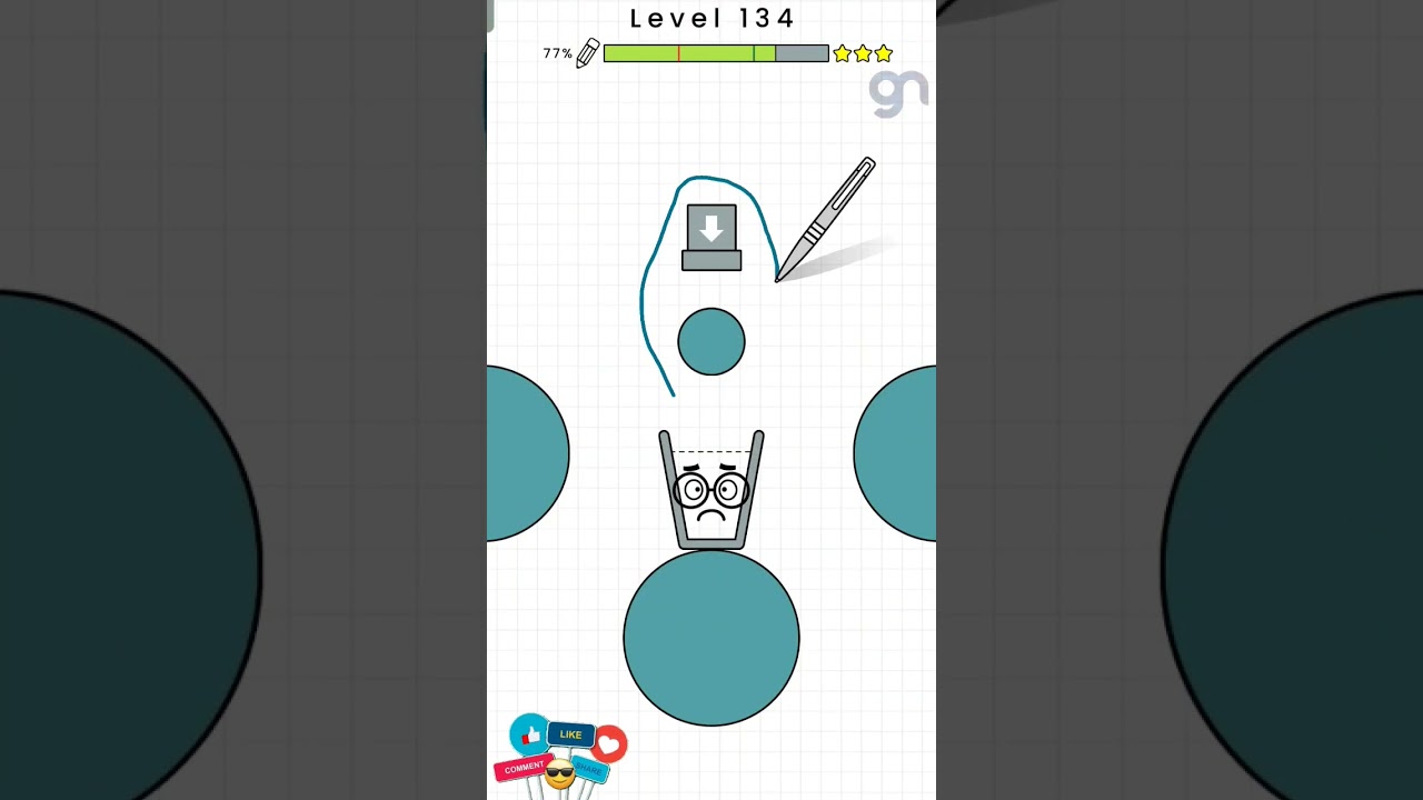 Happy Glass Level 134 #happyglassgameplay #mindgames