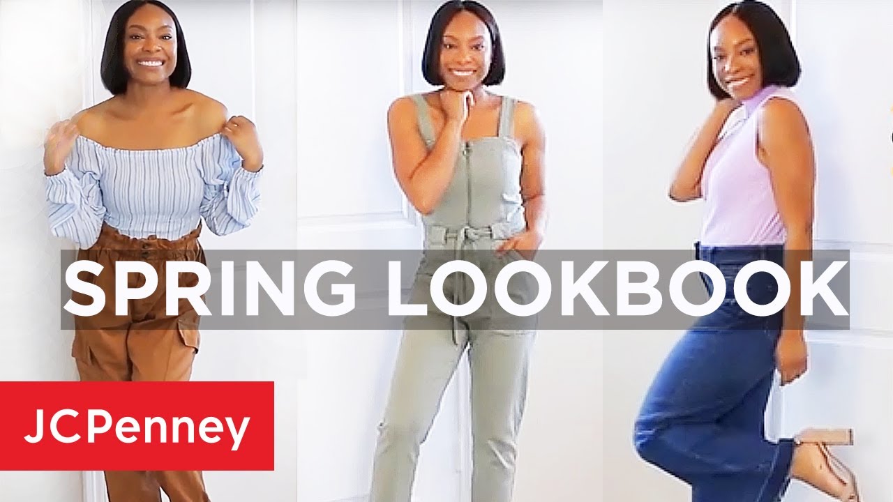 Spring 2020 Lookbook + Try On Haul with Alisha Williams | JCPenney