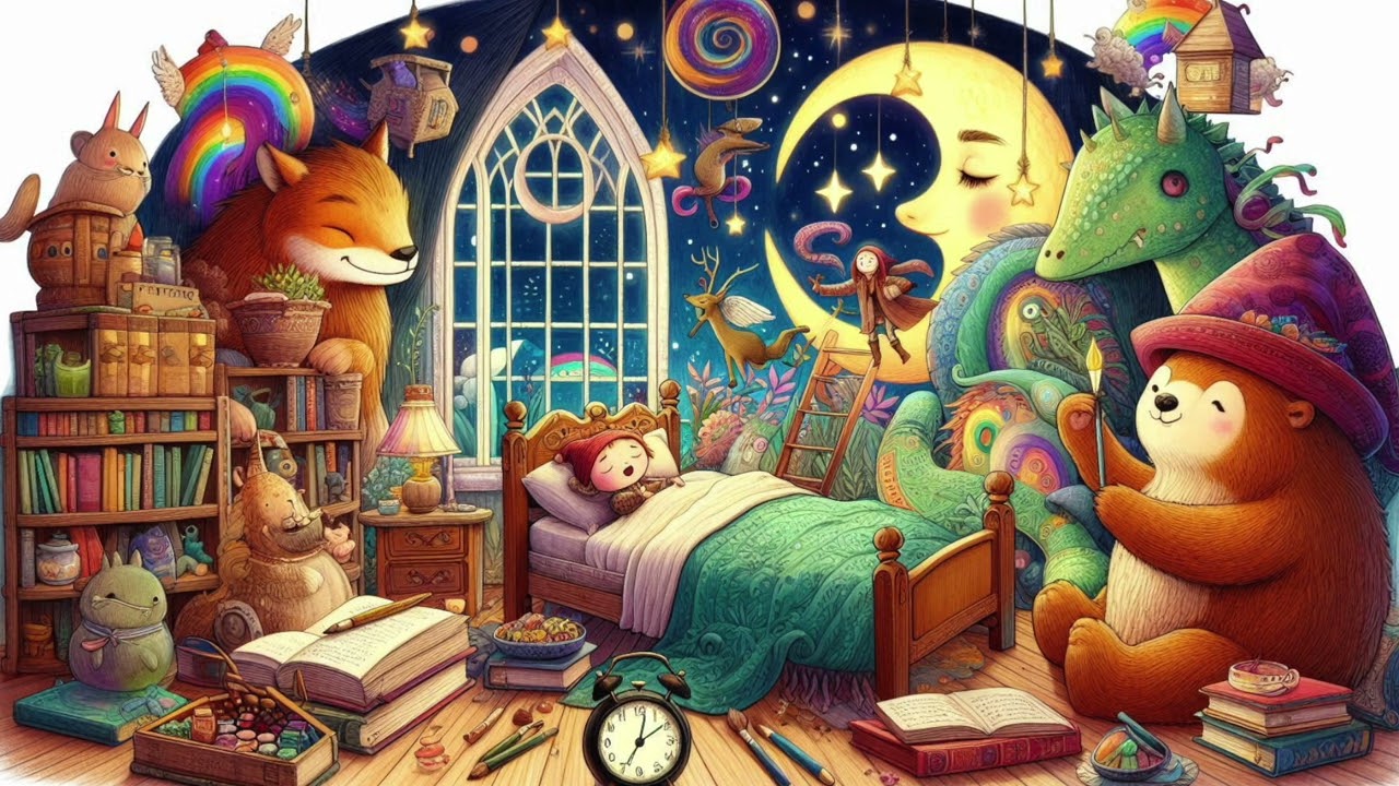 The Adventure of Tilly and the Magical Paintbrush | Bedtime Story