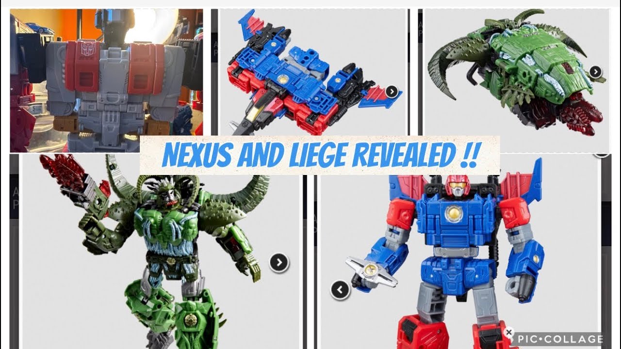 NEXUS PRIME AND LIEGE MAXIMO FINALLY REVEALED ! THE COMBINING GIMMICK MIGHT JUST BE ….