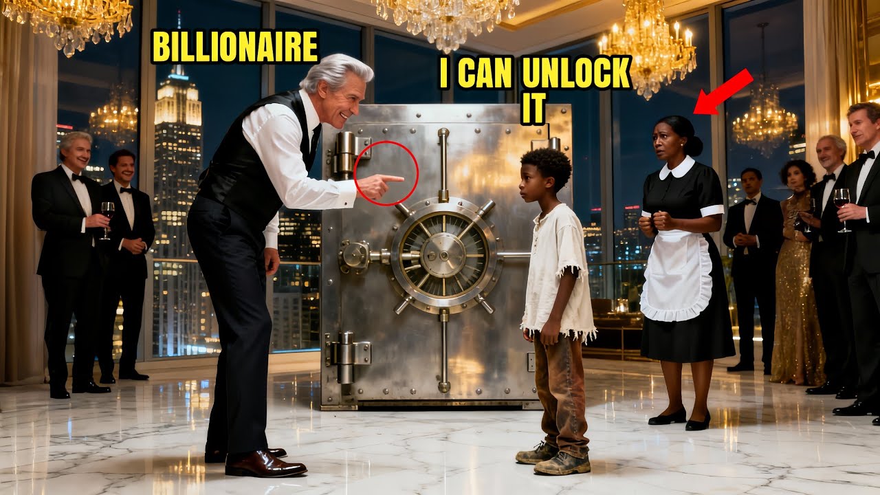 Open the $200M Safe or Lose Your Job” He Laughed — The Black Maid’s Son Ended the Joke
