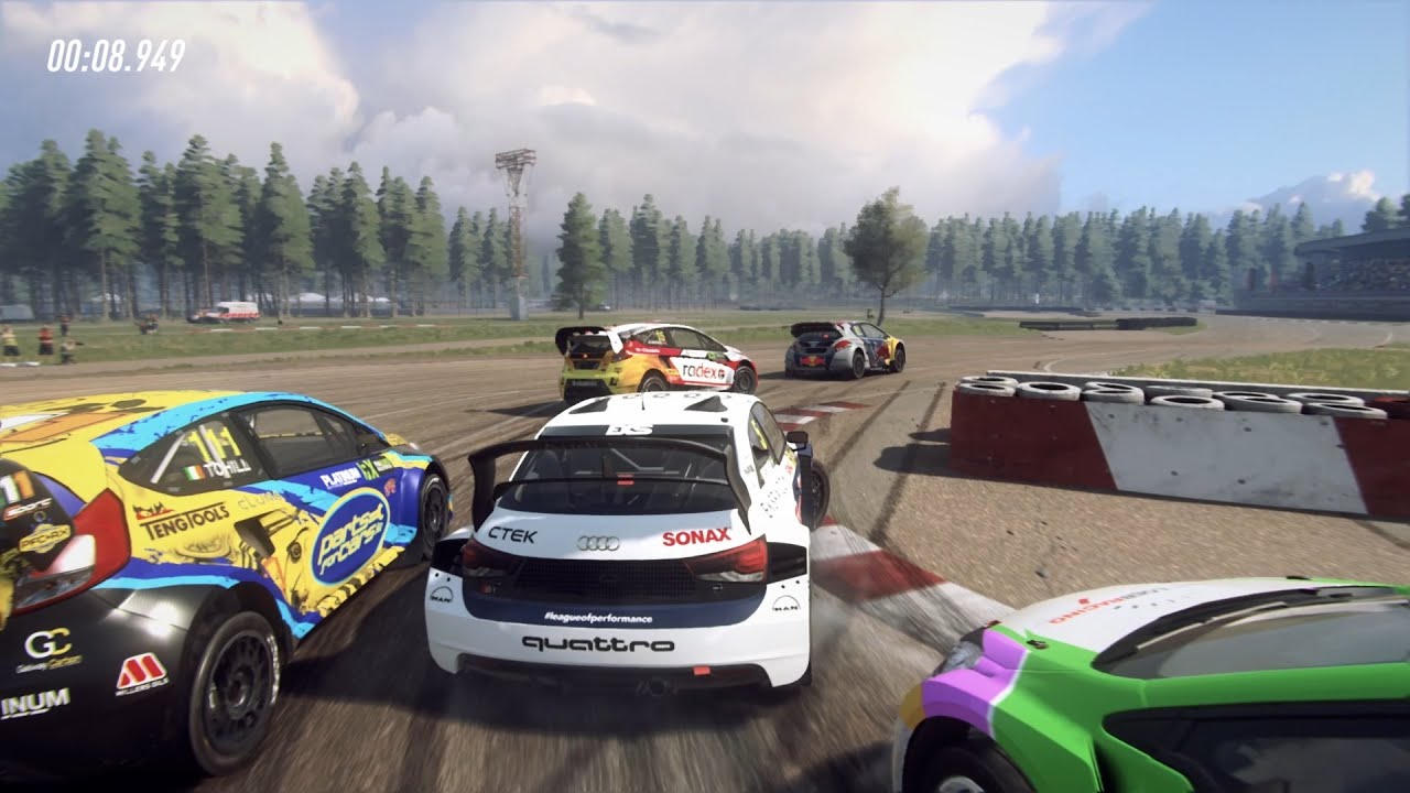 Audi S1 EKS RX Quattro Rallycross at Bikernieki Track | Dirt Rally 2.0