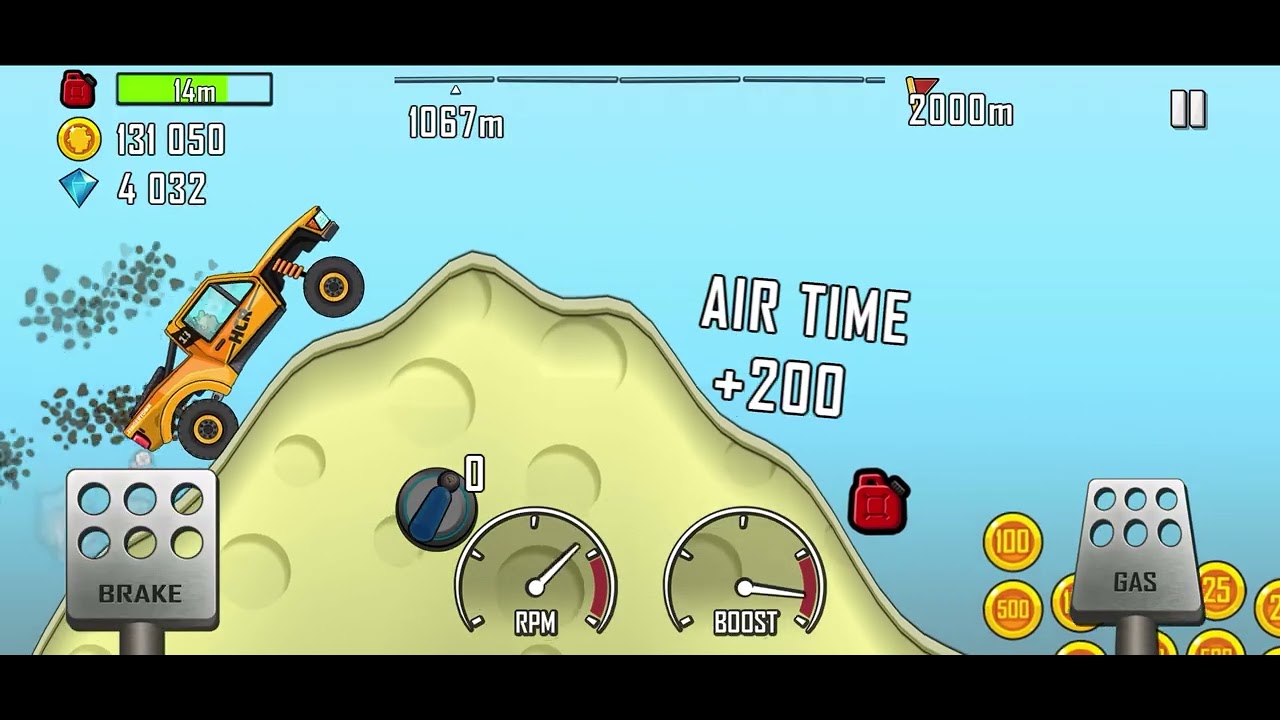 MOBILE 📱 GAME HILLCLIMB RACING GAMEPLAY #games #hillclimbracing3 